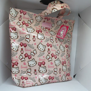 NWT Harrods Hello Kitty Princess PVC Lge Tote-RARE